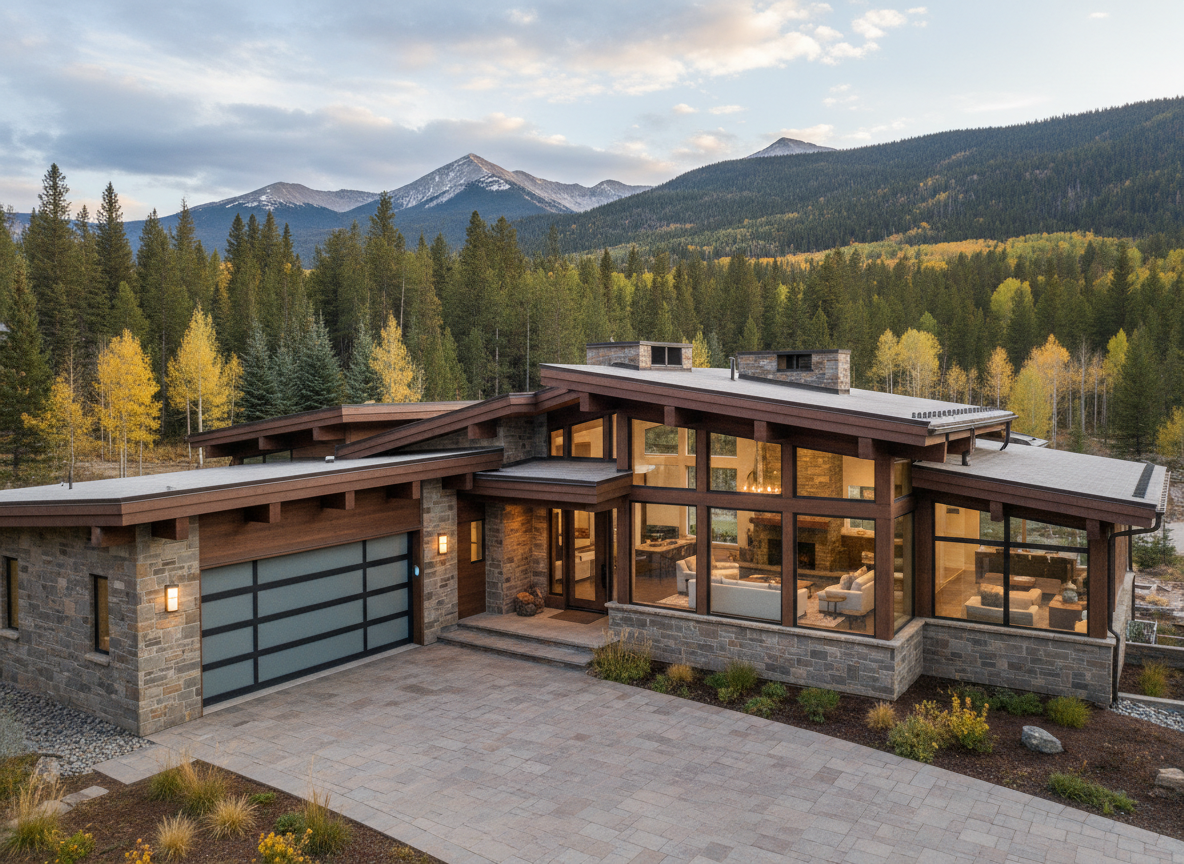 Modern Ranch with Mountain Views